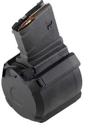 Magpul Mag993-Black PMAG D-50 LR/SR Gen M3 308 Win/ 7.62X51mm 50 Rd Polymer