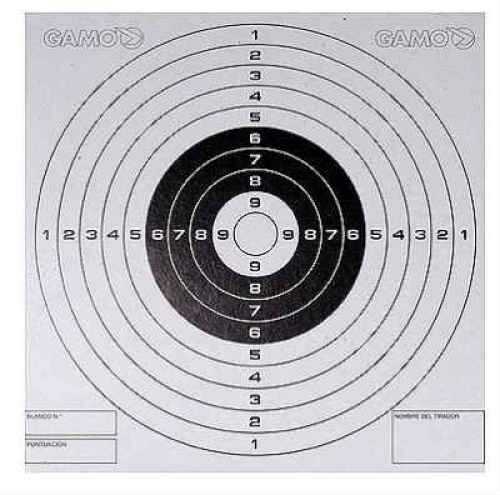 Gamo Bullseye Targets 100 Pack Md: 621210654