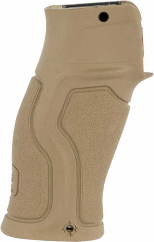 FAB Defense Gradus With Beavertail Pistol Grip Polymer/Rubber Flat Dark Earth