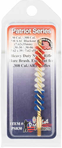 Pro-Shot Patriot Rifle Bore Brush 308 Caliber 8 x 32 Thread Heavy Duty Nylon