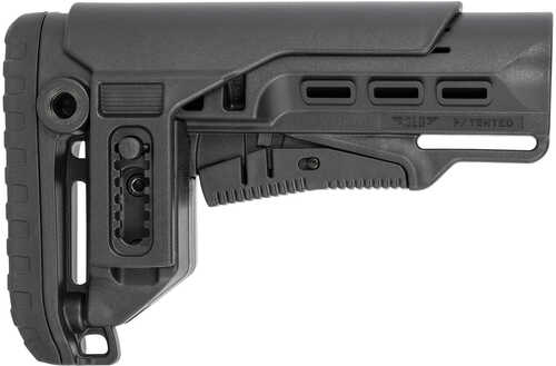 NCStar  Tactical Pcp52 Mil-Spec Stock Black Synthetic Collapsible With Adjustable Cheekpiece