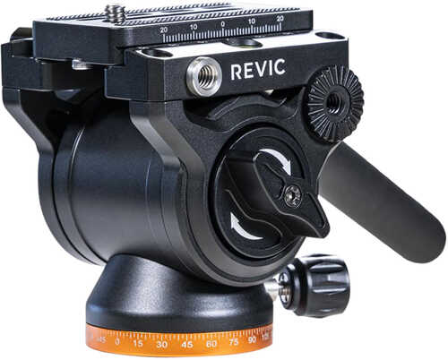 Gunwerks Pd-r-g2055 Revic Fh1 Fluid Head Black 6061-t6 Aluminum Includes Arca-swiss Plate