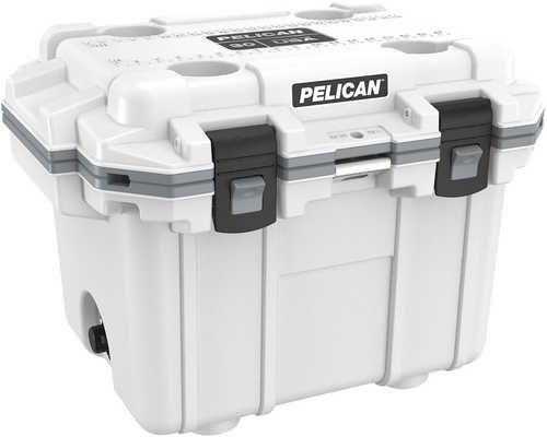 Pelican 30Q-1-WHTGRY 30 Quart Elite Cooler, White/Grey