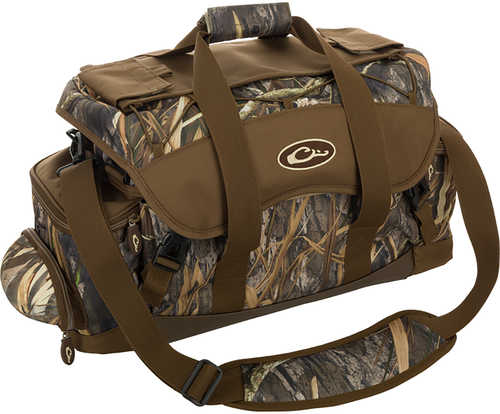 Drake Waterfowl DA2020022 Blind Bag Refuge Mossy Oak Bottomland HD-2 Heavy Duty Nylon Duffle Bag Zipper Closure