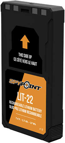 SpyPoint 01879 Flex-Plus  Lit-22 Rechargeable Lithium Battery Model: 01879