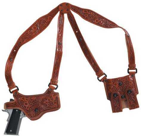 El Paso Saddlery Spo ACP rr Spyder Shoulder System 1911 3-3.5" Barrels Leather Russet