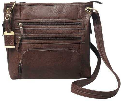 Bulldog BDP039 Cross Body Purse Shoulder Most Small Pistols/Revolvers Leather Brown