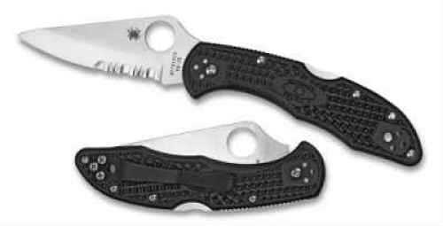 Spyderco Partially Serrated Edge Folding Knife Md: C11PSBK