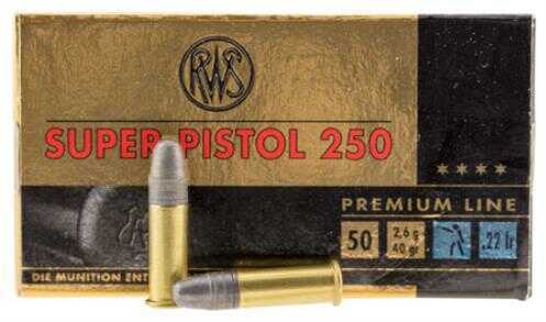 22 Long Rifle 40 Grain Lead 50 Rounds Walther Ammunition