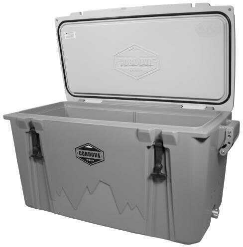 Cordova Coolers CCLG86QT 100 Large 86 Quarts 38" x 17.75" x 18.75" Polymer Gray 85 Cans