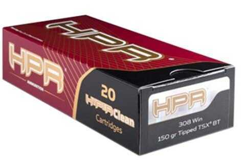 308 Win 150 Grain TSX 20 Rounds HPR Ammunition 308 Winchester