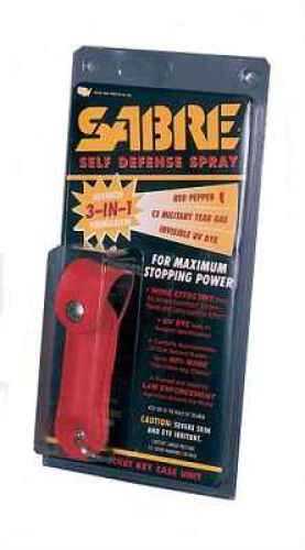 Sabre 3-In-1 Self Defense Spray Pink Camo Pocket Key Case Red Pepper, Cs Military Tear Gas & Invisible Uv Dye .54 Oz - A