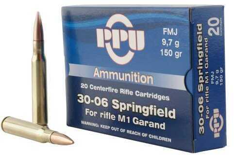 30-06 Springfield 150 Grain Full Metal Jacket 20 Rounds Prvi Partizan Ammunition