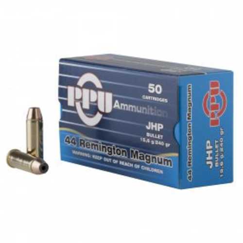 44 Rem Mag 240 Grain Hollow Point 50 Rounds Prvi Partizan Ammunition Magnum