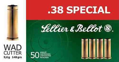 38 Special 158 Grain Full Metal Jacket 50 Rounds Sellior & Bellot Ammunition