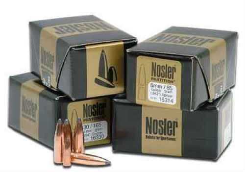 Nosler 338 Caliber 250 Grains Spitzer Partition (Per 25) Md: 35744 Bullets