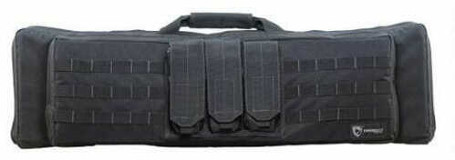 Drago Gear 12306BL XT Double Gun Case 600D Polyester Black 36.25" x 11" x 4.5" Exterior