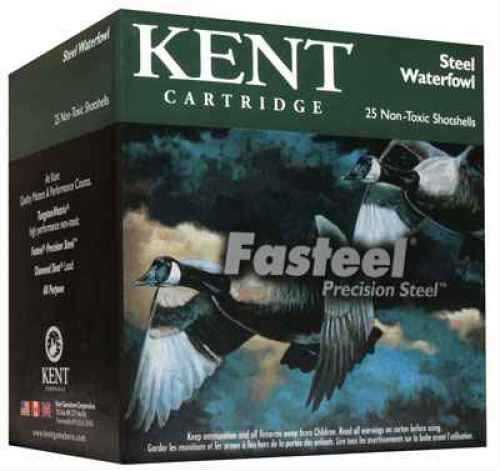 12 Gauge 3" Steel #4  1-3/8 oz 25 Rounds Kent Cartridges Shotgun Ammunition