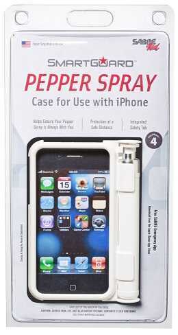 Sabre SG4WHUS SmartGuard Pepper Spray iPhone Case Fits 4 Up To 10 Feet