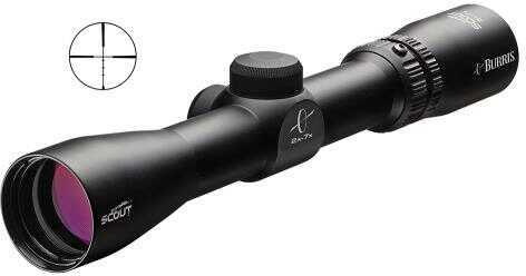 Burris 200261 Scout 2-7x 32mm Obj 23-8 ft @ 100 yds FOV 1" Tube Black Matte Finish Ballistic Plex