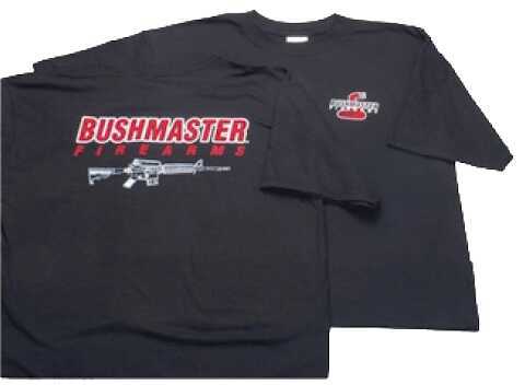 Bushmaster AR-15 Schematic T-Shirt Short Sleeve XXX-Large Cotton Black