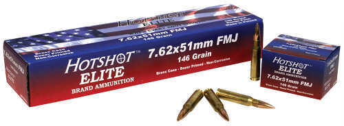 7.62 NATO 147 Grain Full Metal Jacket 20 Rounds Century Arms Ammunition