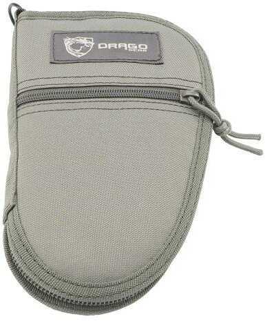 Drago Gear Pistol Case Seal Gray 8.5" Rug 600D Polyester 12310GY