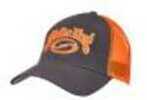 SK TRUCKER CAP CHARCOAL/ORANGE MESH