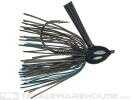 Strike King Hack Attack Fluorocarbon Flip Jig 3/8oz Black Blue