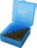 Link to Rs-100 - 100 Round Small Rifle Ammo Box - Clear Blue22-250, 220 Swift, 224 Wby Mag, 225/243/284/307/308 Win, 250/300/303 Sav, 308 Marlin Exp, 338 Fed, 6.5X52 Ital, 6.5X50 Jap Arisaka, 6.5X54 Monn-Schoen, 6mm/7mm-08/350/32/35 Rem, 7.65X53/7X57/8X57 Mauser