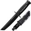 Cold Steel Cs-39LSFCT Leatherneck 7" Fixed Plain Tanto Black Matte Powder Coat German D2 Blade/Black Deep Checkere