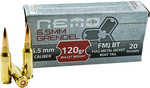 Link to Caliber: 6.5 Grendel, Bullet Type: Full Metal Jacket Boat Tail (FMJ BT), Bullet Weight: 120 Gr, Rounds Per Box: 20