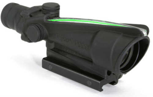 Trijicon 100144 ACOG 3.5x35 35mm Obj 28.9 ft @ yds FOV Black Matte Finish Dual Illuminated Chevron 308 BAC Gree