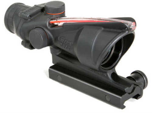 Trijicon 100219 ACOG 4x 32mm Obj 36.8 ft @ 100 yds FOV Black Matte Finish Dual Illuminated Horseshoe 223 Ballistic Red