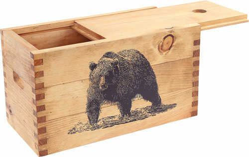 Sheffield Standard Pine Craft Box Bear Made In USA