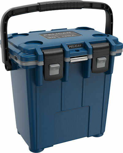 Pelican 20Q-1-CLBLUGRY 20Qt Elite Cooler BLU/Gry