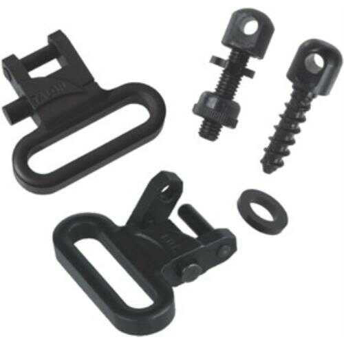 TOC Talon 1-Inch Swivels & Screw Set, Quick Release, Steel Black Md: 79410T