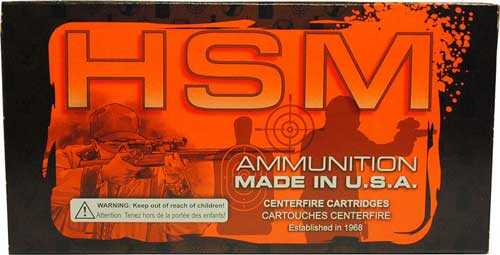 HSM Varmint Rifle Ammunition 22-250 Rem. V-Max 55 gr. 20 rd. Model: HSM-22-250-17-N