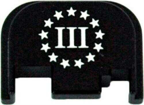 CRUXORD Back Plate 3% Flag Fits Glock 43