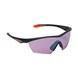 Beretta USA OC031A2354039AUNI Clash Shooting Glasses Purple Lens Black With Orange Accents Frame