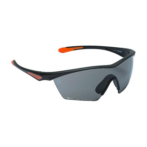 Beretta USA OC031A23540959UNI Clash Shooting Glasses Fume Lens Black With Orange Accents Frame