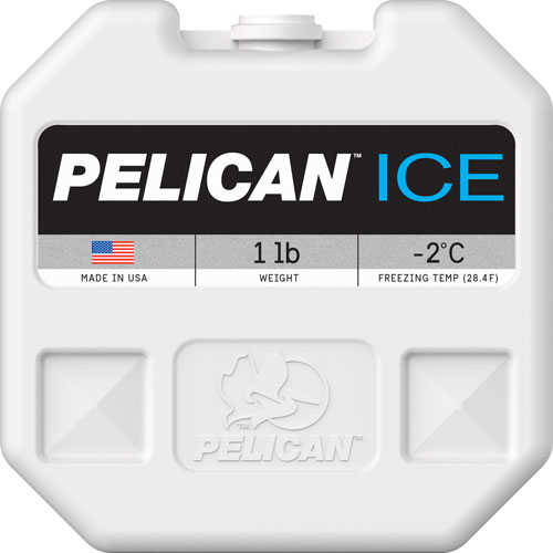 Pelican 1ib Ice Pack White Reusable