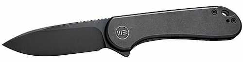 We Knife ELEMENTUM 2.96" Black Titanium/STNWSH 20Cv FRM Lock